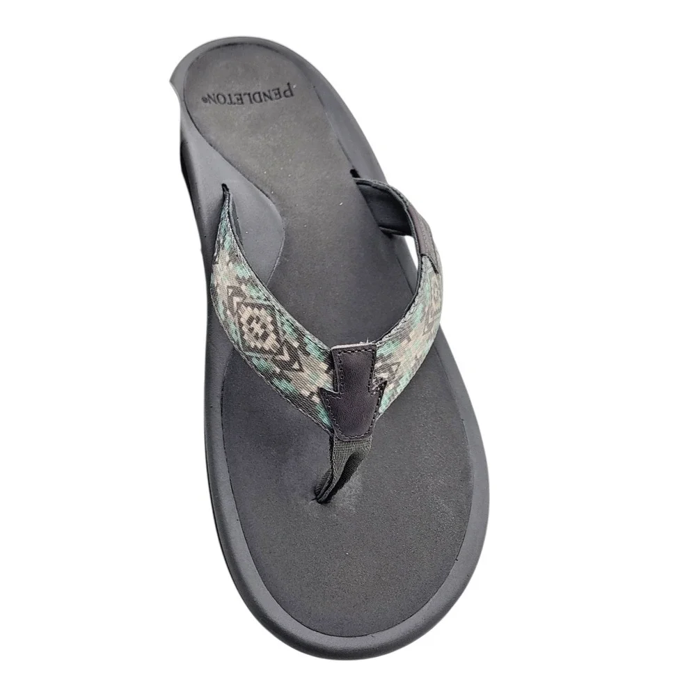 Pendleton Men's Carico Pattern Flip Flops Sandals Casual Comfort Slides